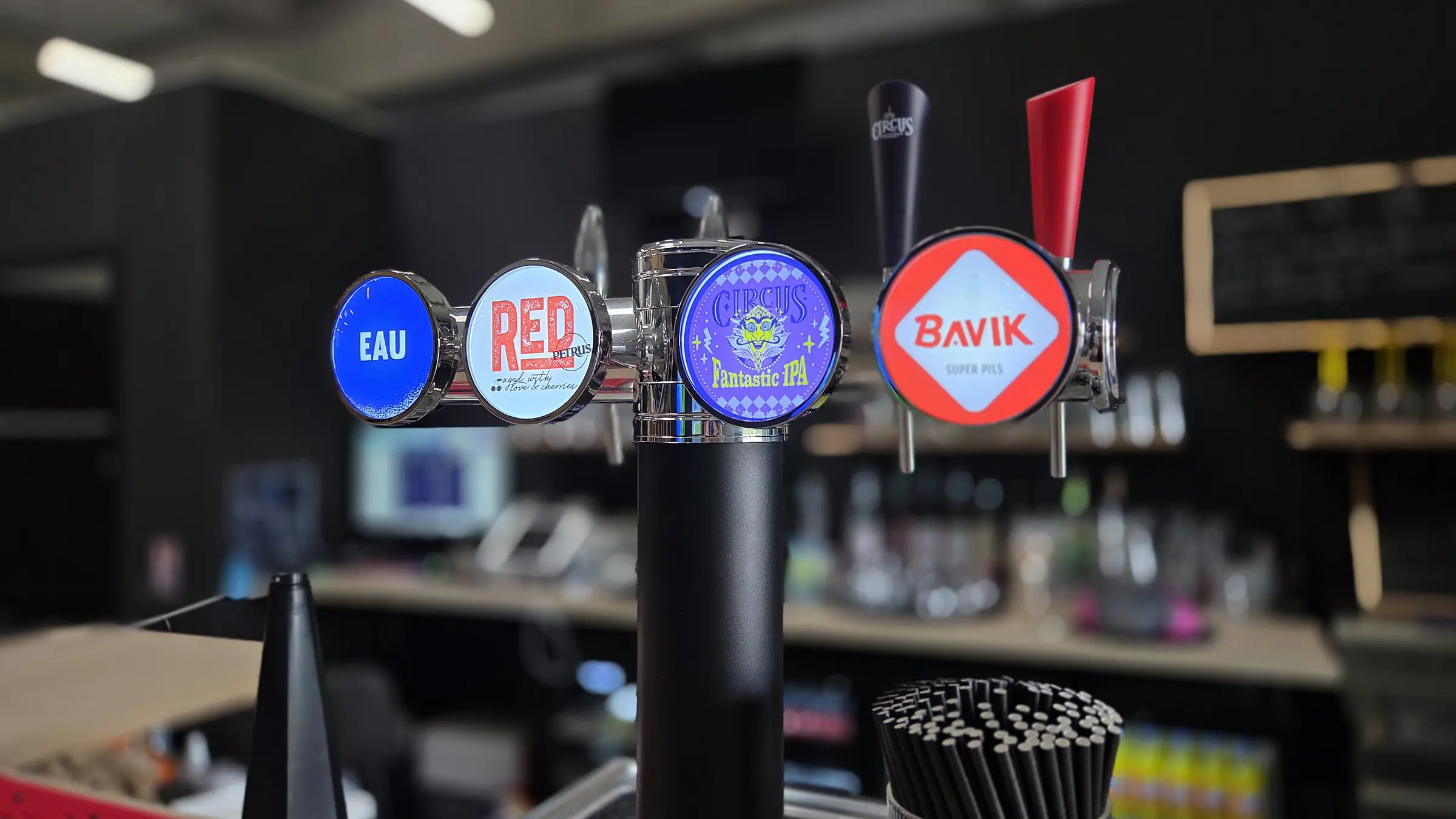 Les tireuses à bière du bar de BassinVR