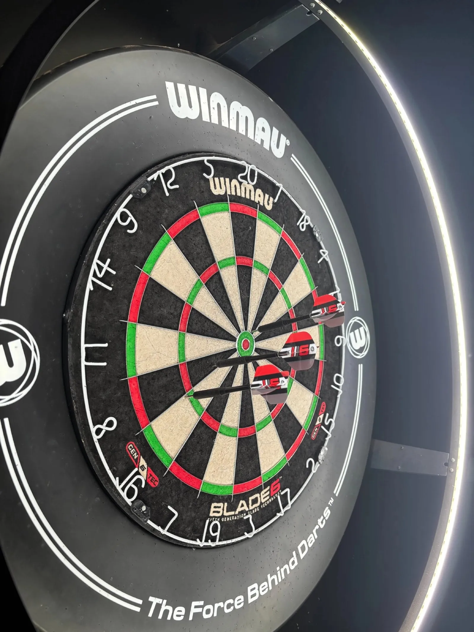 Connected dartboard