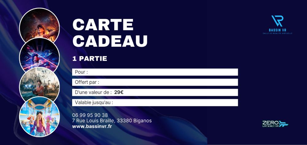 Carte Cadeau BassinVR