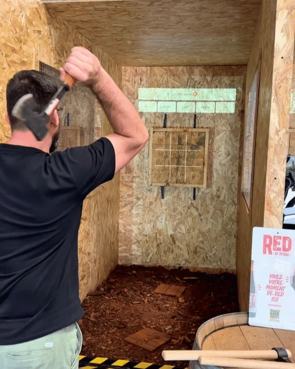 Lancer de Hache Team Building